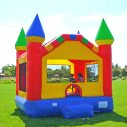Colorful Castle Bounce House